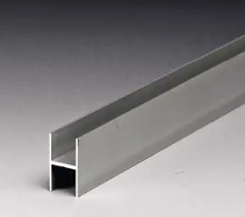 [PROFIX4125/91] Profil en « H » verre/verre PROFIX, B13.7 H25 L3000    Aluminium brillant
