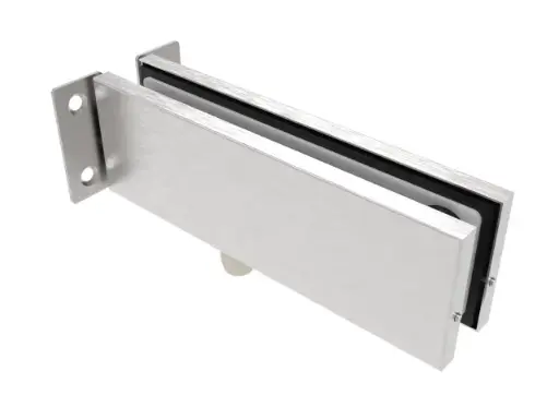 [SX-BTUP5/8] Fixation murale pour imposte, pour verres 8/12, B189 H71 Inox brossé