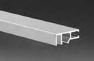 [DF204.30/97] Profil de finition à clipser pour insertion de revêtements de 4 mm pour DEFENDER 810, L3000     Aluminium mat