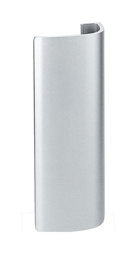 [1653.10.0] 2 poignées aileron lg 250mm entr'axes 200mm - Alu anodisé argent satiné