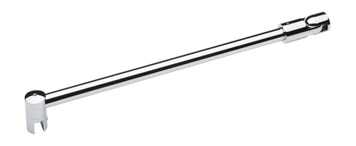 [1657.30.RD19] Barre raidisseur Ø 19 mm articulée mur/verre lg: 1200mm - Chromé brillant