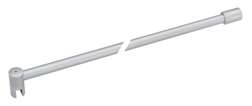 [1657.31.0D19] Barre raidisseur Ø 19 mm mur/verre lg: 1200mm - Chromé mat