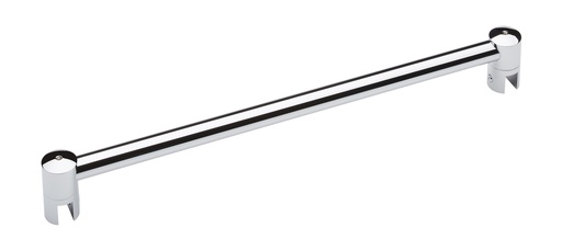 [1658.30.0D19] Barre raidisseur Ø 19 mm verre/verre lg: 1200mm - Chromé brillant