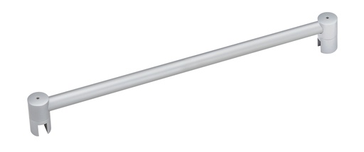 [1658.31.0D19] Barre raidisseur Ø 19 mm verre/verre lg: 1200mm - Chromé mat