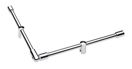 [1659.30.0D19] Barre raidisseur Ø 19 mm d'angle 2x lg: 1200mm - Chromé brillant