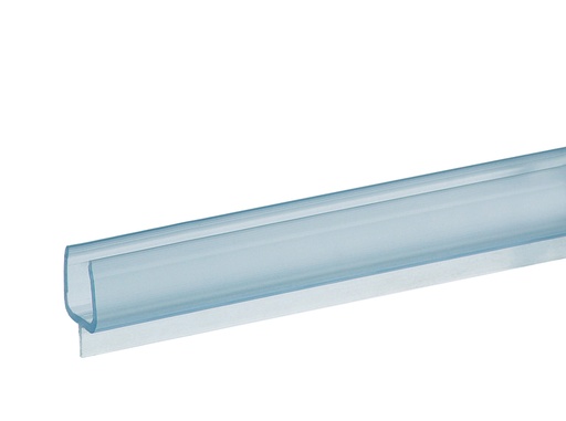 [1801.66.3] 1 joint à lèvre centrale pour verre ép: 8mm - Translucide