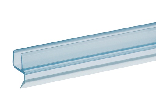 [1802.66.3] 1 joint à lèvre déportée pour verre ép: 8mm - Translucide