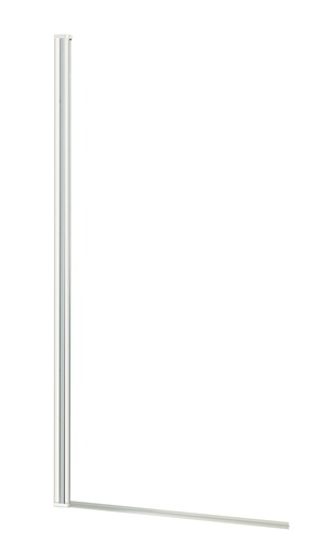 [2720.51.2L15] Profil Filéo articulé lg 1520 mm pour verre de 6 mm - Laqué blanc RAL 9010