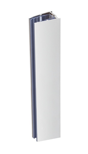 [2818.31.3] 1 profil vertical compensateur pour volume fixe ép: 8mm - Chromé mat