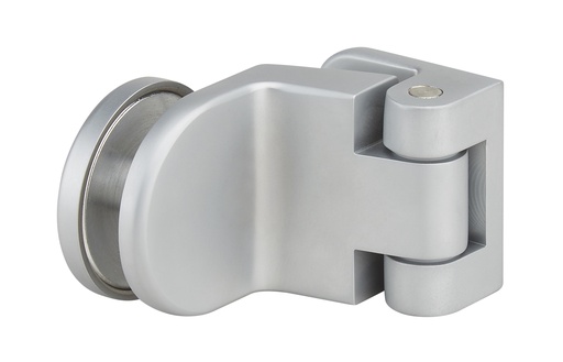 [3060.31.0] 1 charnière simple Coralia pour verre ép: 6 et 8mm - Chromé mat