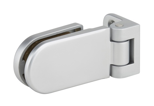 [3069.31.0] 1 charnière simple Coralia pour verre ép: 6 et 8mm - Chromé mat