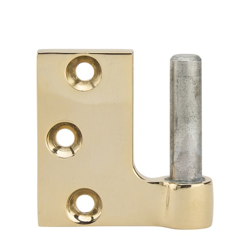 [3204.40.0] Fiche à entailler Lagune réversible pour huisseries bois, s’utilise avec les paumelles 4200 et 4201 - Doré