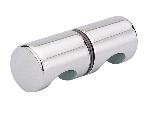 [3250.30.0] 1 bouton double bombé diam:22mm - Chromé brillant