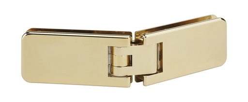 [3262.05.2RNS] 1 charnière double Marine blocage à 135° réglable pour verre ép: 8 et 10mm - Laiton pvd