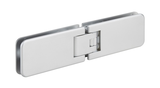 [3262.31.0RNS] 1 charnière double Marine réglable pour verre ép: 8 et 10mm - Chromé mat