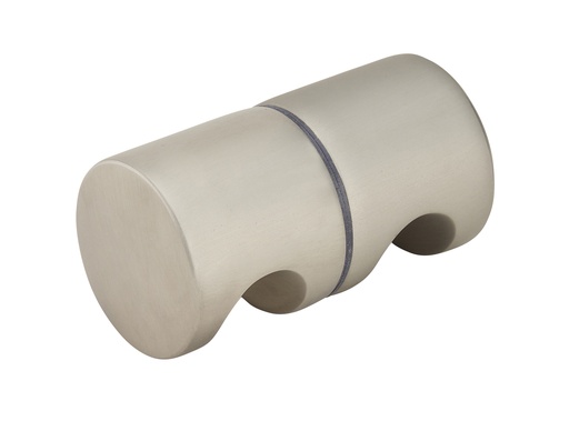 [3267.35.0] 1 bouton double bombé diam:40mm - Effet inox
