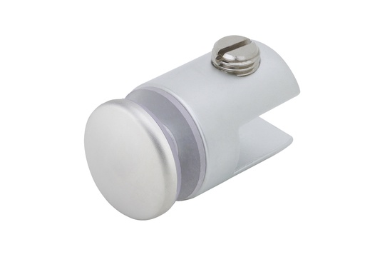 [3277.31.0] 4 taquets simples diam:20mm fixation verre - Chromé mat