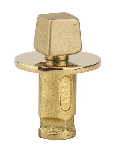 [3281.00.0] Crapaudine axe carré pour pentures séries 3271/3273 - Laiton poli