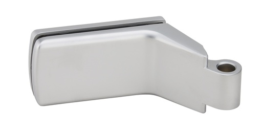 [4201.31.0] 1 paumelle Lagune pour feuillure de 45mm pour verre ép:8/10mm - Chromé mat