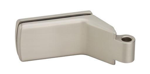 [4201.35.0] 1 paumelle Lagune pour feuillure de 45mm pour verre ép:8/10mm - Effet inox