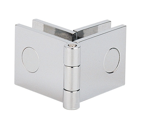 [5502.30.5] 2 charnières d´angle 30x44mm - Chromé brillant