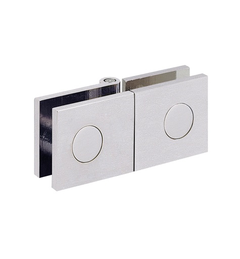 [5502.31.3] 2 charnières doubles 25x60mm - Chromé mat