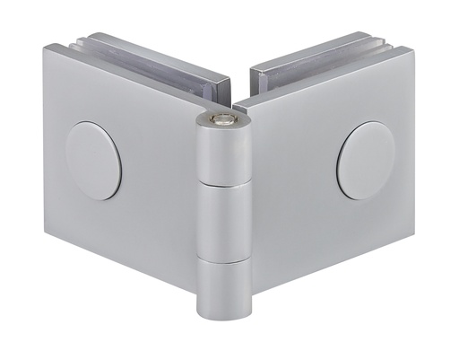 [5502.31.5] 2 charnières d´angle 30x44mm - Chromé mat