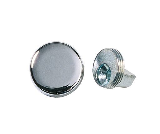[5508.30.2] 4 pattes à glace ronde diam: 20mm - Chromé brillant