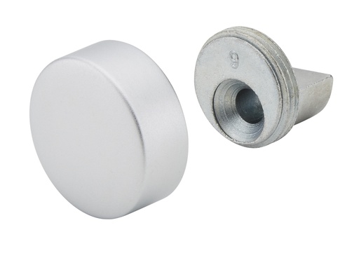 [5508.31.2] 4 pattes à glace ronde diam: 20mm - Chromé mat