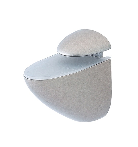 [5542.30.0] 2 supports réglables pour tablette en verre ép: 6 à 35mm - Chromé brillant