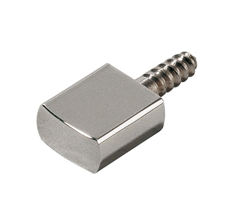 [5660.30.0] 10 taquets de bibliothèque 14x12mm - Chromé brillant