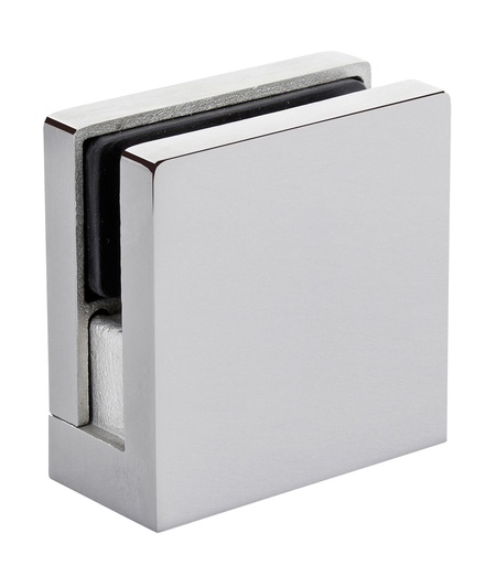[5704.16.3] 1 pince de fixation carrée 54 x 55mm verre ép: 8 et 10mm - Inox poli