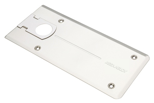 [AC534.15] Plaque de recouvrement pour série DC477 format : 294 x 129 mm - Inox brossé