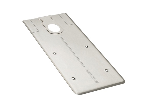 [AC619EA.15] Plaque de recouvrement pour série DC450 format : 129 x 289 mm - Inox brossé