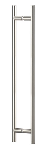 [AMT200700.15] Paire de poignées diam. 20 mm entr´axe 540 mm, longueur totale 700 mm - Inox brossé