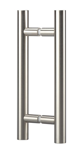[AMT300300.15] Paire de poignées diam. 30 mm entr´axe 200 mm, longueur totale 300 mm - Inox brossé