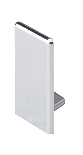 [EMUFIT/23.13] 10 Embouts de finition pour profil UFIT/23.** - Aluminium poli brillant