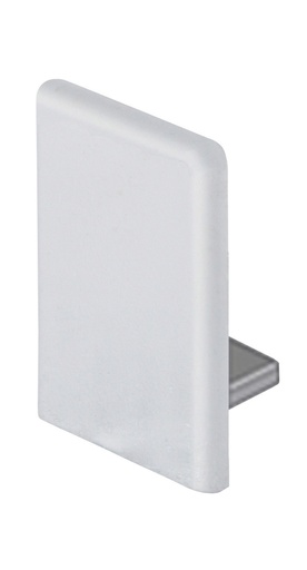 [EMUFIT/45.12] 10 Embouts de finition pour profil UFIT/45.** - Alu anodisé argent brossé