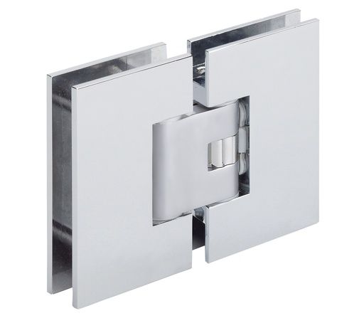 [PACK3562.30.0RSQ] Pack  18 charnières doubles Mélora SQ regl  pour verre 8-10-12 mm - Chromé brillant