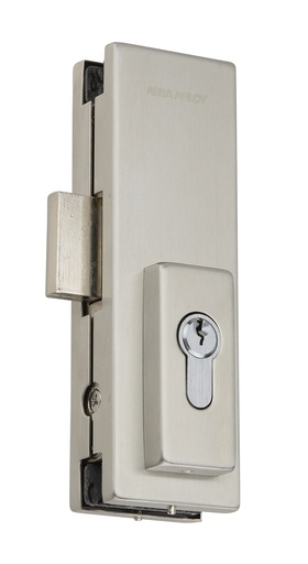 [PF242.15] Serrure centrale avec cylindre européen - Inox brossé