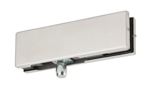 [PF511.1.15] Contre-sabot d´imposte à visser (côté penture) tige filetée et cheville - Inox brossé