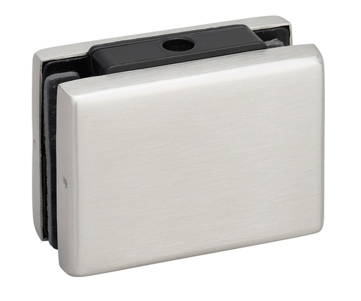 [PF528.15] Attache pour glaces fixes à 1 vis - Inox brossé