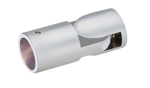 [S120.31.RD19] Pièce de fixation murale articulée pour barres Ø 19 mm séries 1657/59/68/69 - Chromé mat