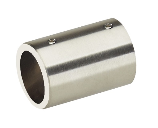 [S120.35.0D19] Pièce de fixation murale pour barres Ø 19 mm séries 1657/59/68/69 - Effet inox