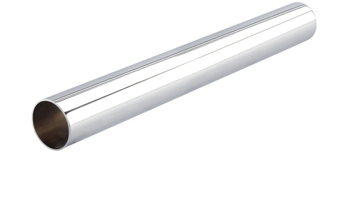 [T180.30.0D19] Tube laiton lg 1800 mm pour barres Ø 19 mm séries 1651/57/58/59/68/69 - Chromé brillant