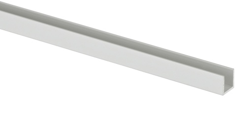 [U151515.12] Profil U15x15x15x2  (le mètre) - Alu anodisé argent brossé