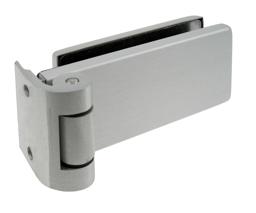 [V504.12] 1 paumelle multifeuillure pour PS01 - Alu anodisé argent brossé