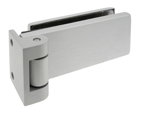 [V505.12] 1 paumelle multifeuillure - Alu anodisé argent brossé