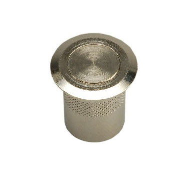 [V515.33] Manchon anti-poussière pour Elite V522 et plinthes FRP  - Laiton chromé mat brossé