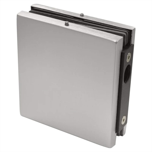 [V523.12] Contre-boîtier gâche Elite pour serrure V522 - Alu anodisé argent brossé